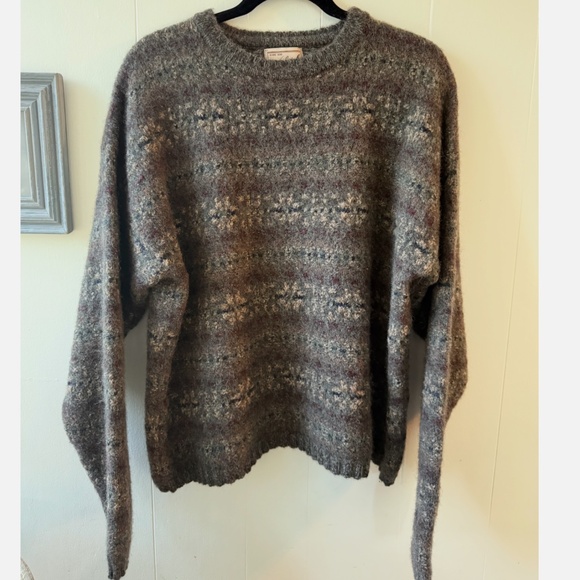 EUC Woolrich Wool Blend Multi Colored Fair Isle Sweater Men’s Size XL - Picture 2 of 9